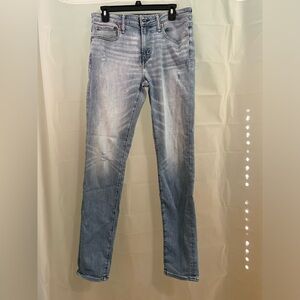 American Eagle Outfitters Faded Blue Skinny Jeans